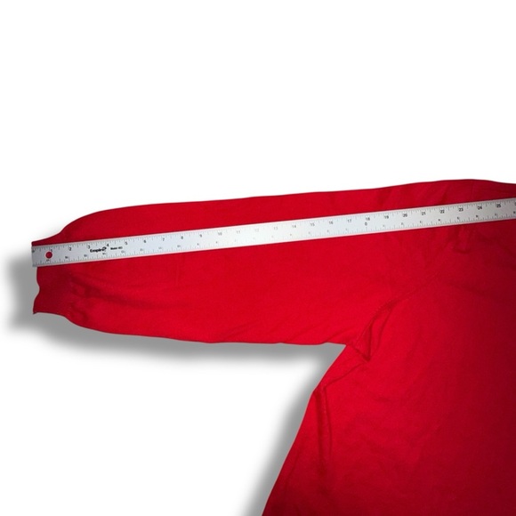 TALBOTS Ruffle Neck Sweater - Red Pop Size 2X - Picture 9 of 12